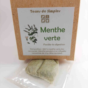 infusettes menthe bio france