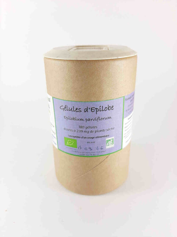 boite de gélules d'épilobe de producteur français bio